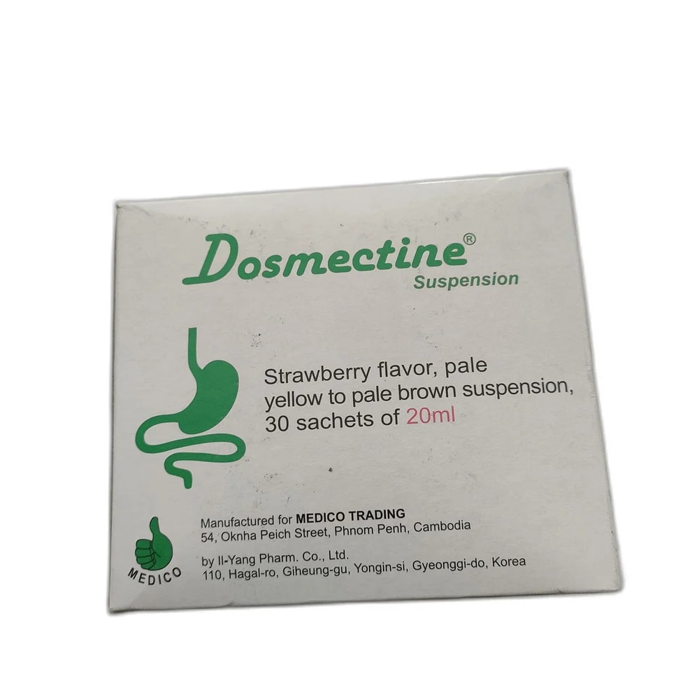Dosmectine Suspension 3 g per 20 ml sachet - MEY PHARMA PHARMACY