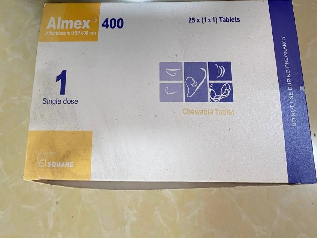 Almex 400 Albendazole 400mg - α±ααααααΆα ααααΈαααα‘αΆαα