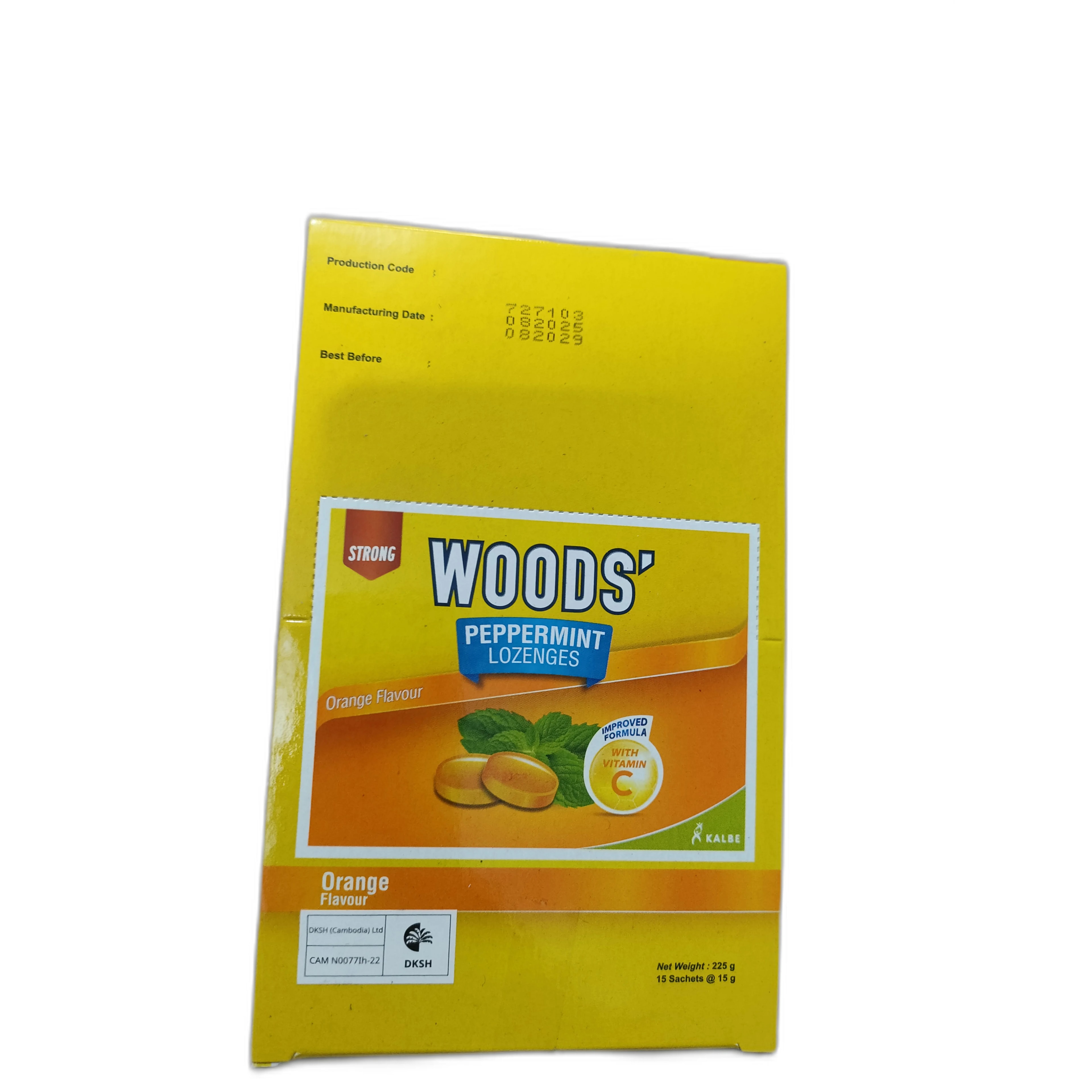 Woods Peppermint Lozenges Orange Not available - ឱសថស្ថាន សិរីមង្គលថ្មី