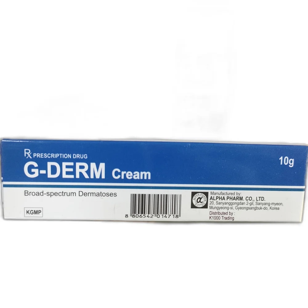 G-Derm Betamethasone Dipropionate 0.64 mg/g; Gentamicin Sulfate 1 mg/g; Clotrimazole 10 mg/g - PHARMACIE PORNLEU PICH