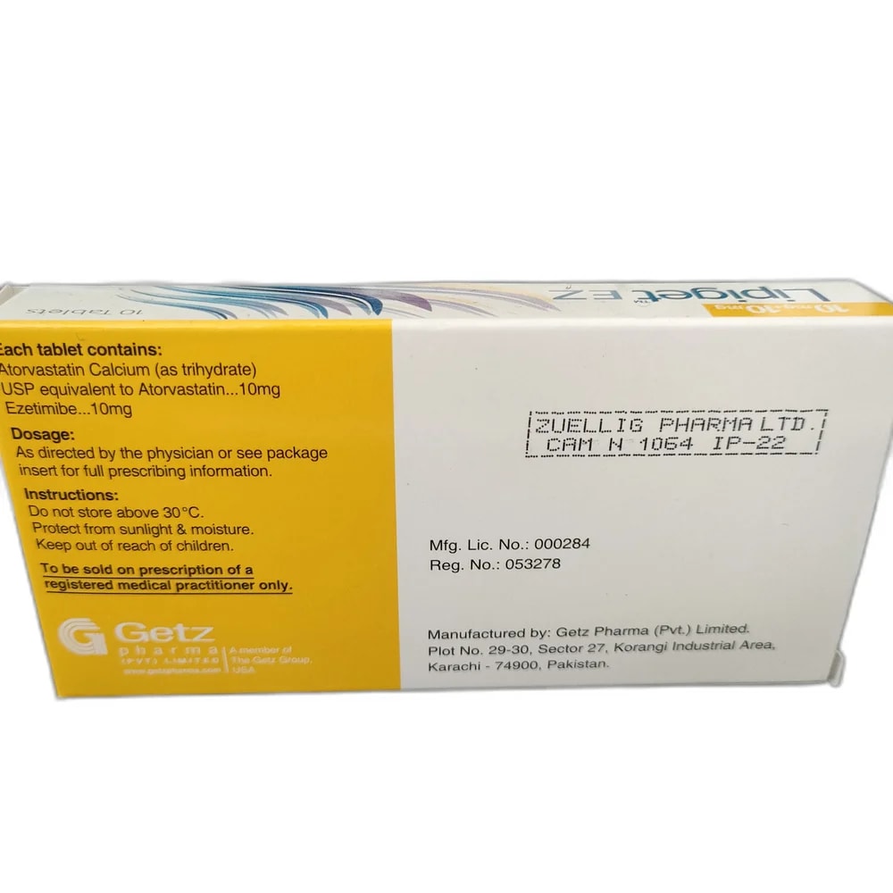 Lipiget EZ 10 mg / 10 mg - PHARMACY PONLEU AOSOT