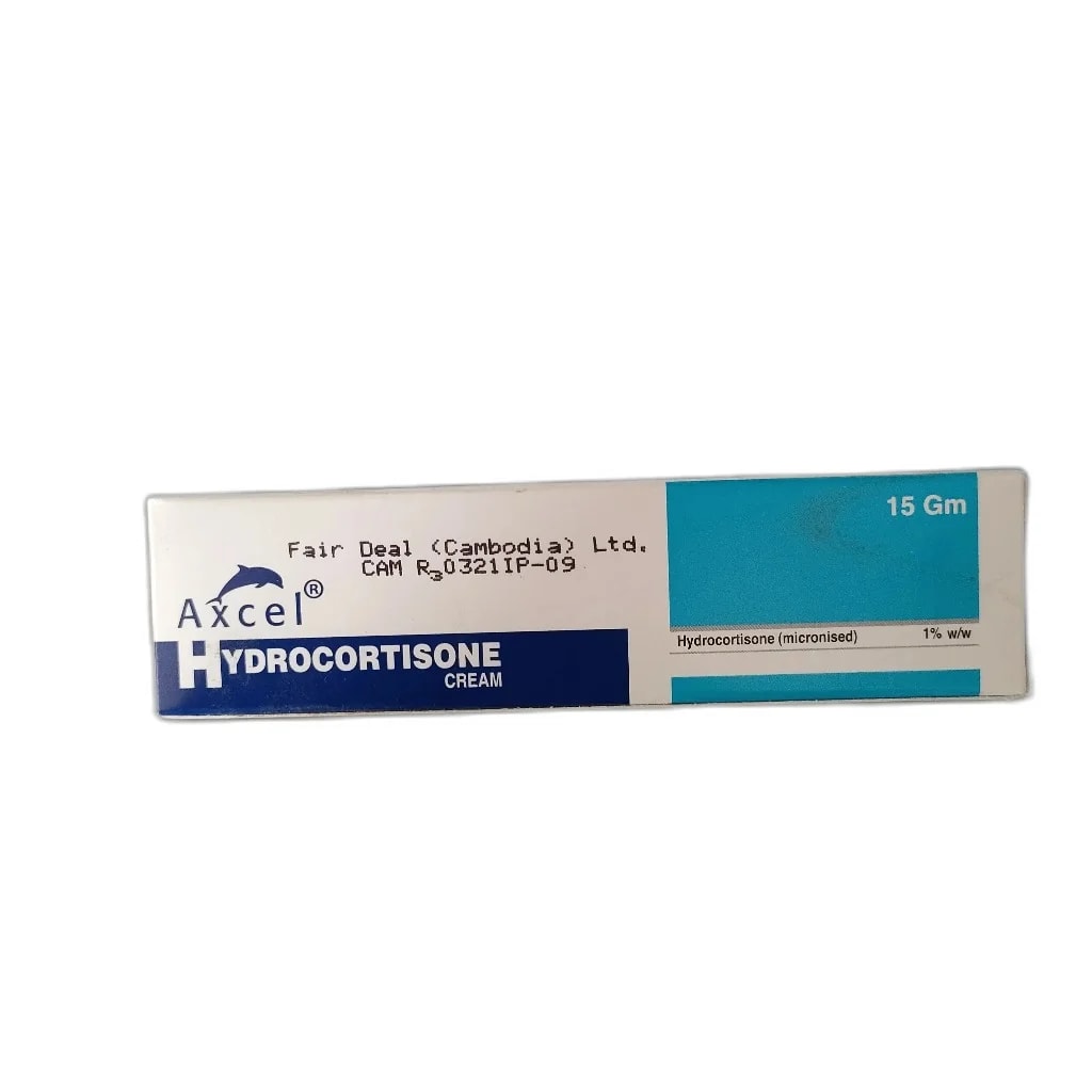 Axcel Hydrocortisone Cream 1% w/w - SREY MOM PHARMACY