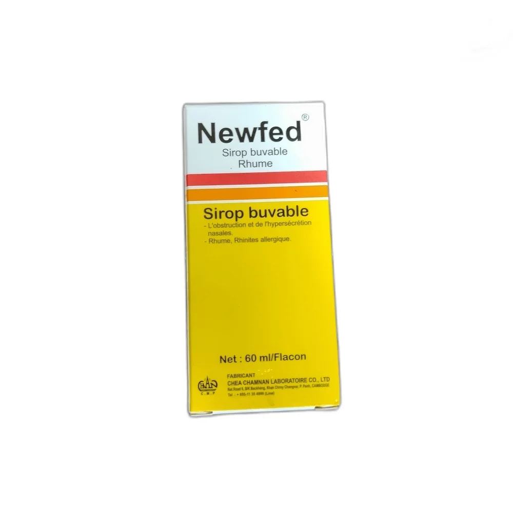 Newfed Triprolidine 2.5 mg + Phenylephrine 5 mg + Chlorpheniramine 0.5 mg / 5 ml - DHOU CARE PHARMACY