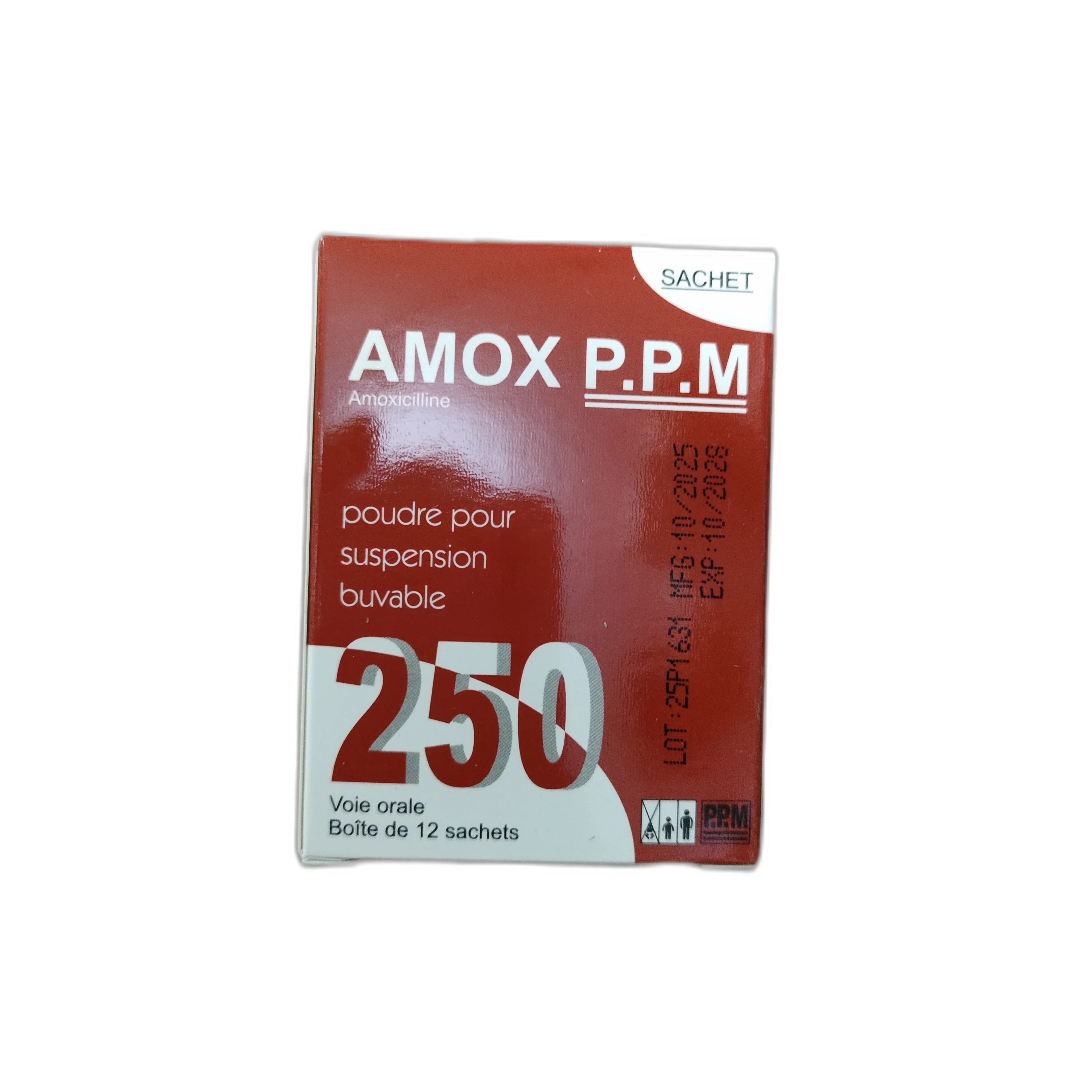 AMOX P.P.M 250 mg - ឱសថស្ថាន សិរីមង្គលថ្មី