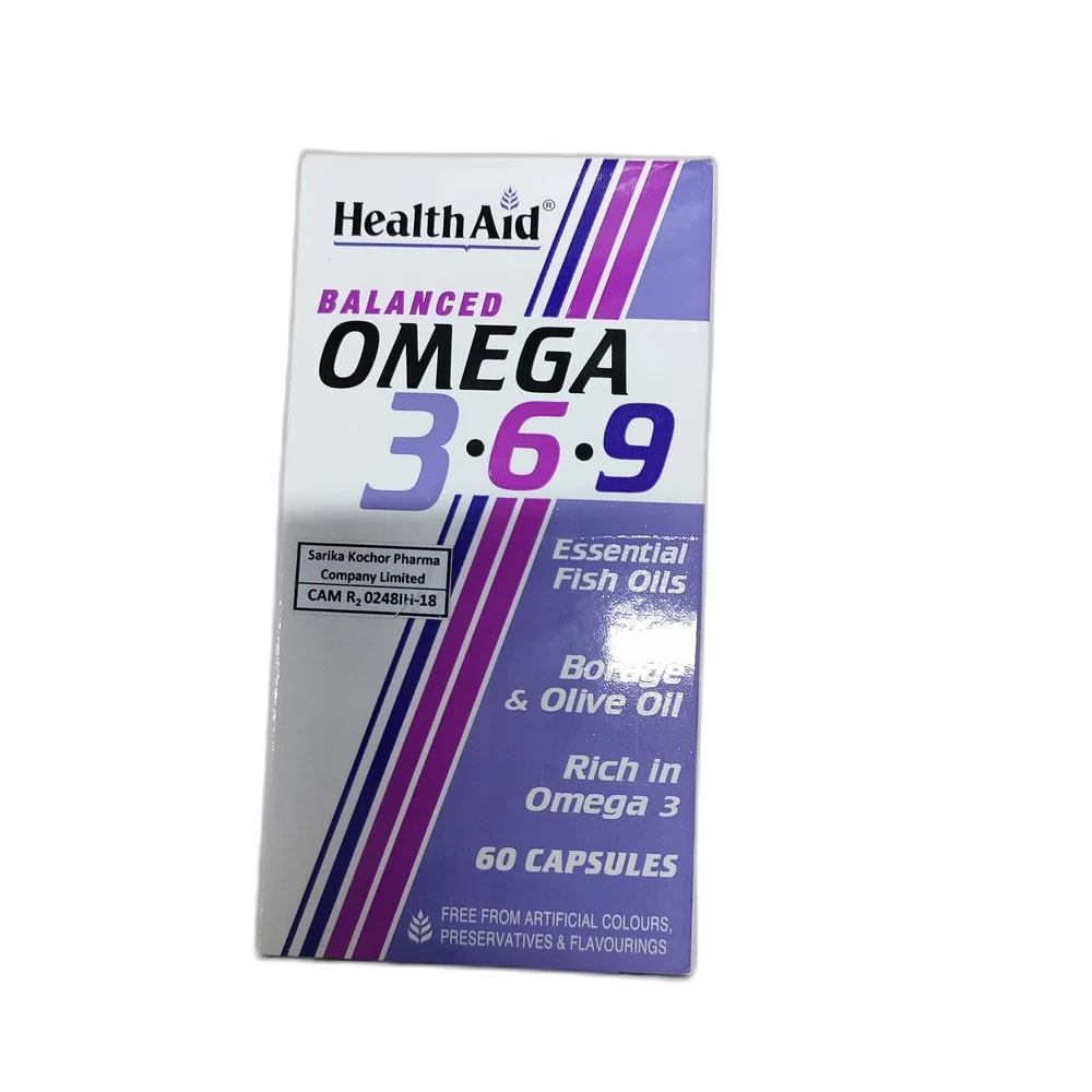 HealthAid Balanced Omega 3·6·9 3879 mg - Depot de Pharmacie B Rotha