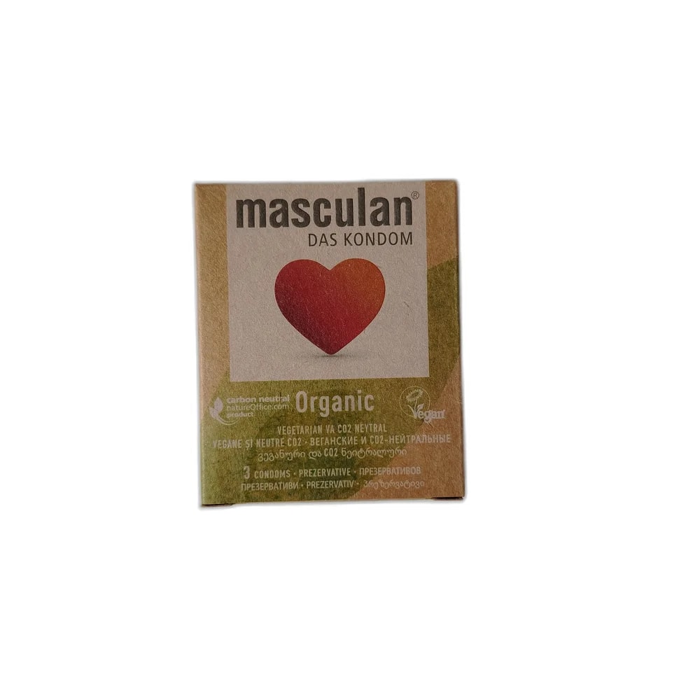 Masculan Organic Width 53 +/- 1 mm - PHARMACIE RATANAK