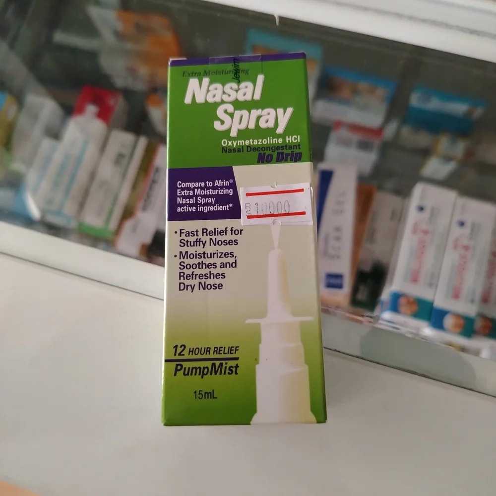 Nasal Spray Oxymetazoline hydrochloride 0.05% (5 mg/15 mL) - Reachiny Pharmacy