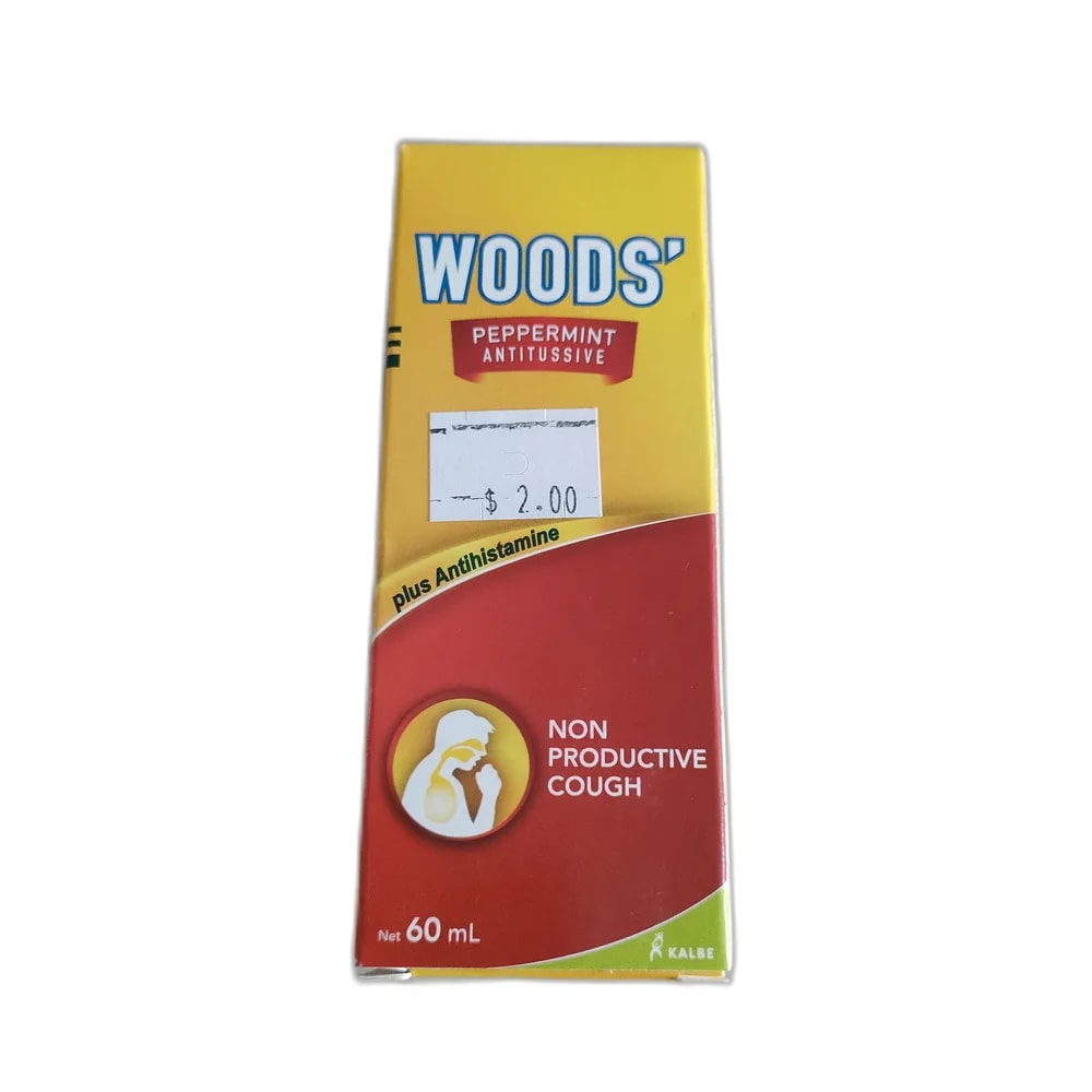 Woods' Peppermint Antitussive Syrup 60 mL 60 mL - SUKHA PHARMACY