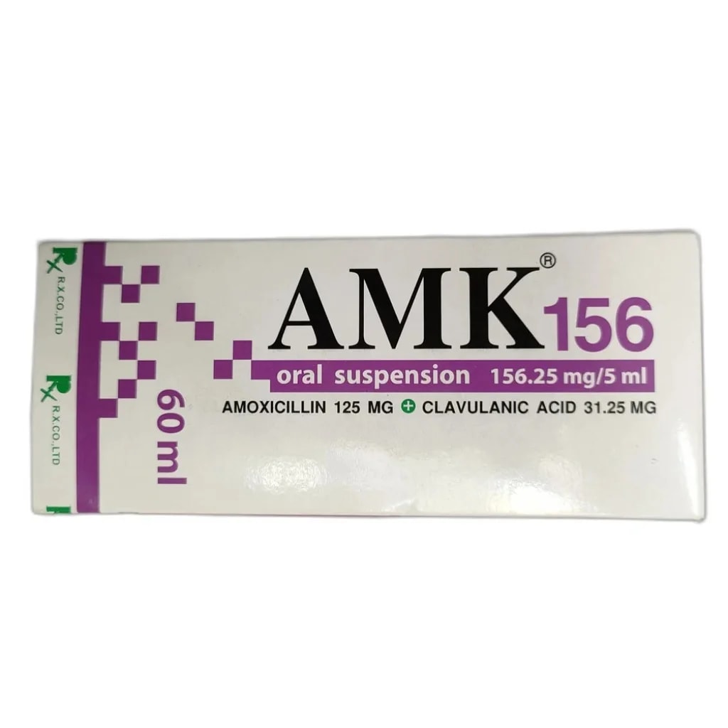 AMK 156 156.25 mg/5 ml, 60 ml - MEY PHARMA PHARMACY