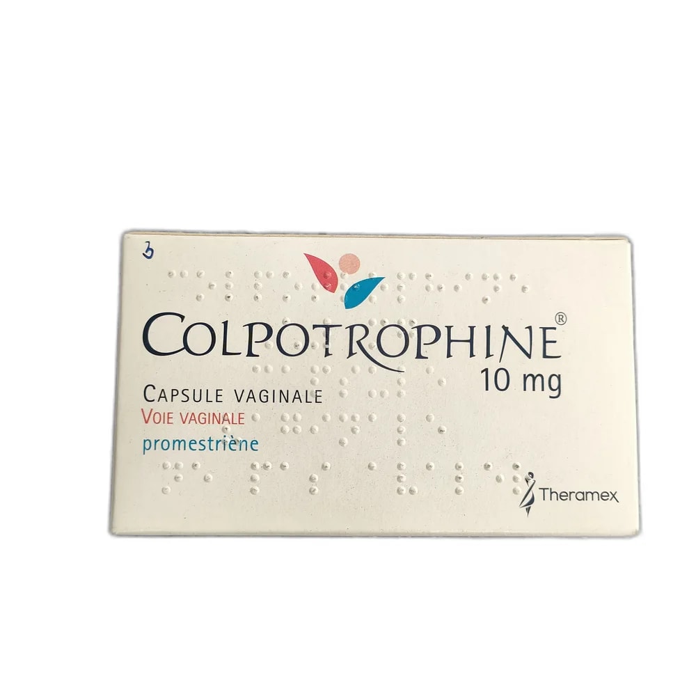 Colpotrophine 10 mg 10 mg per vaginal capsule - Depot De Pharmacie "A" Kim Houy
