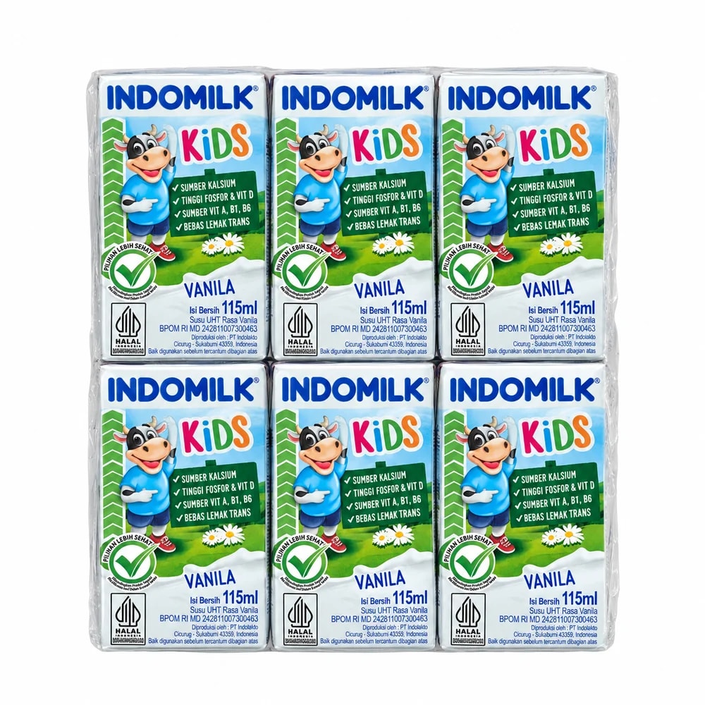 Indomilk Kids Vanilla 115 ml - PHARMCY ARUN REAS