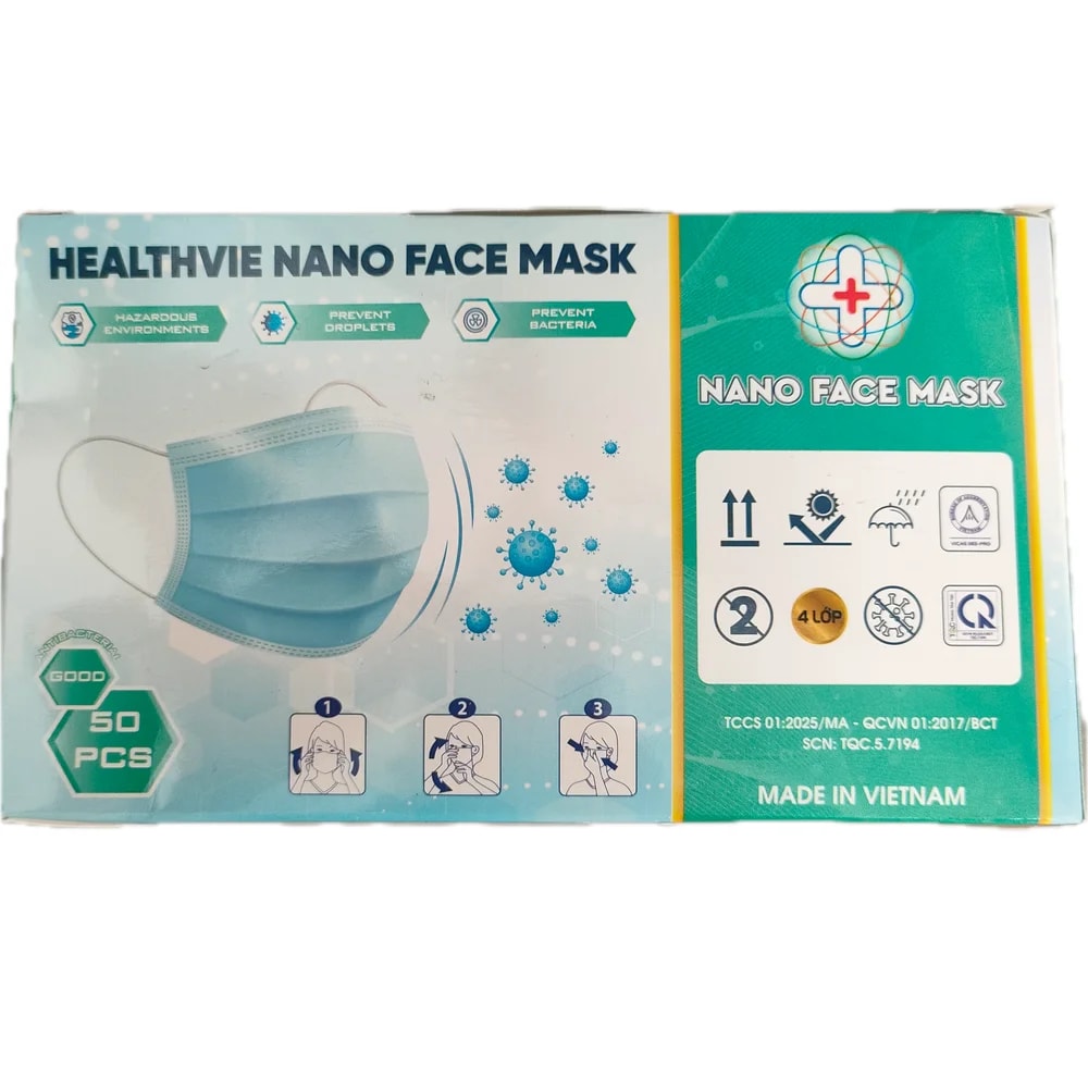 Healthvie Nano Face Mask 4-layer - Preash Khan Pich I Pharmacy
