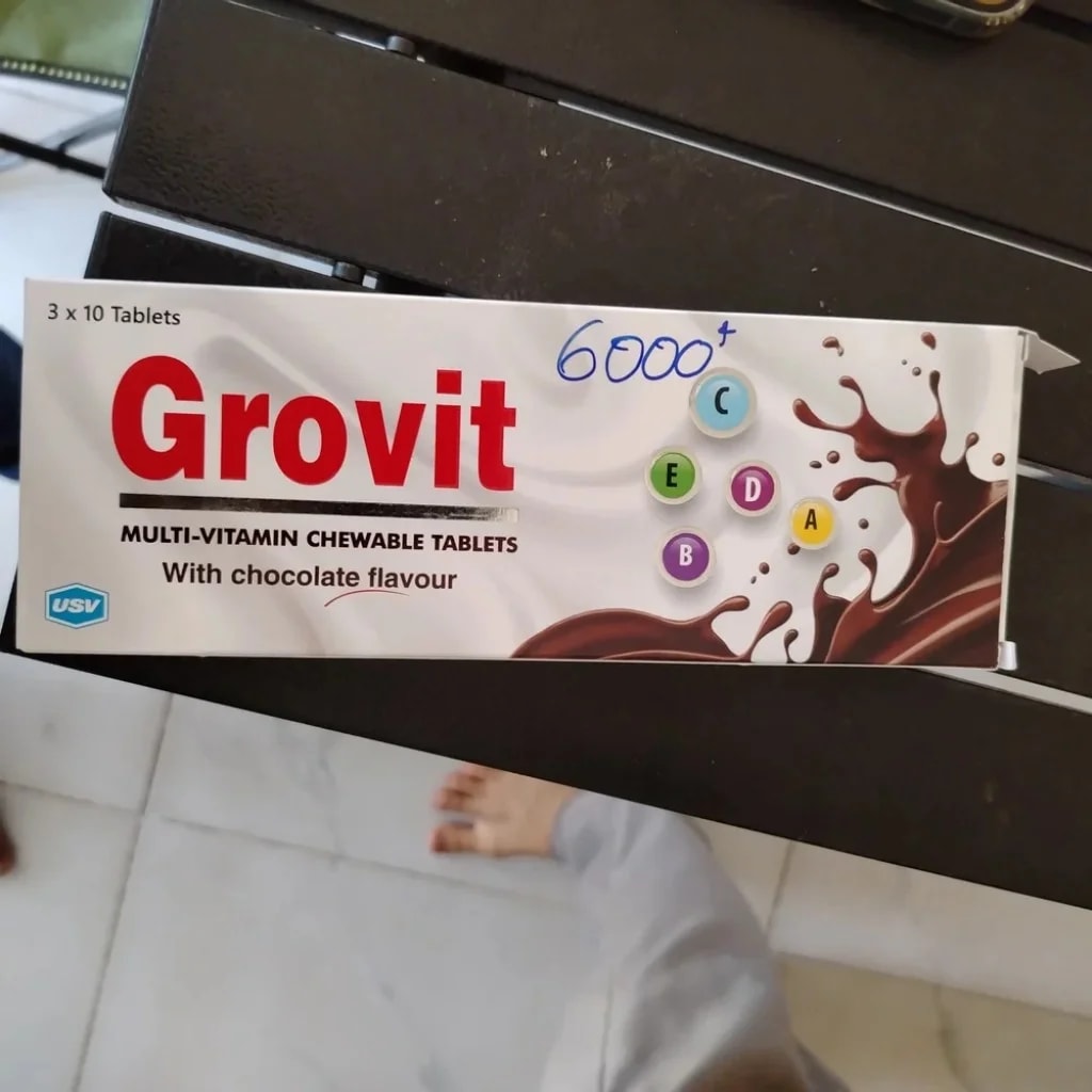 Grovit 6000+ Multivitamin chewable - CHEANIMUL PHARMACY
