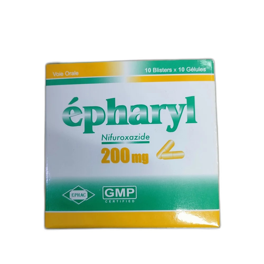 Epharyl Nifuroxazide 200 mg - Depot de Pharmacie B Rotha