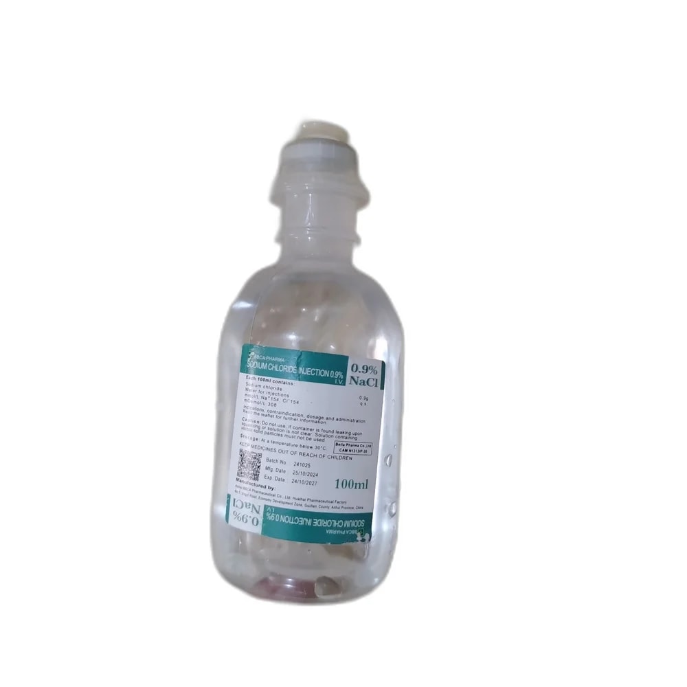 0.9% NaCl 0.9%, 100 mL - PHARMACIE LA BELLE PHARMA 