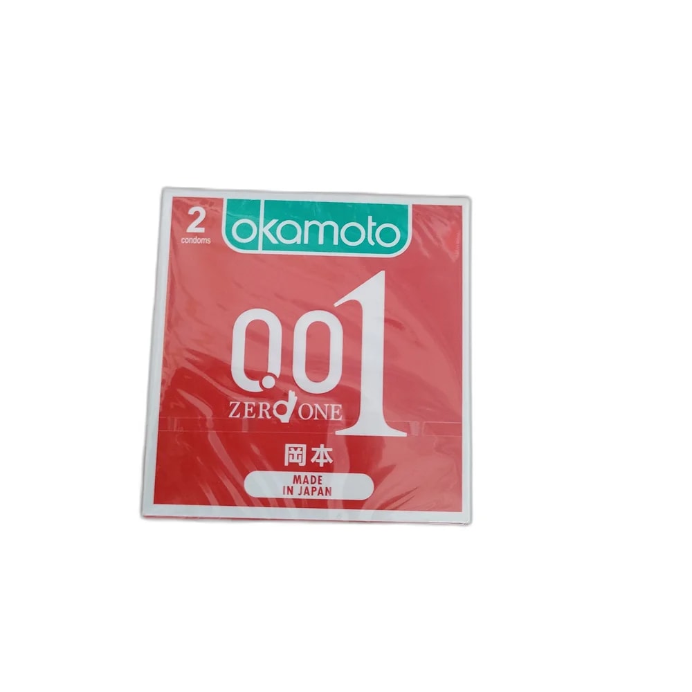 Okamoto 0.01 Zero One Hydro Polyurethane Condoms 0.01 mm; 52 ± 2 mm - SUKHA PHARMACY
