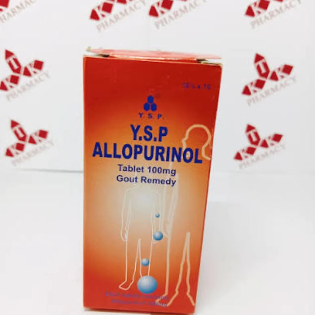 YSP Allopurinol 100 mg - Sann Sopheachenda Pharmacy