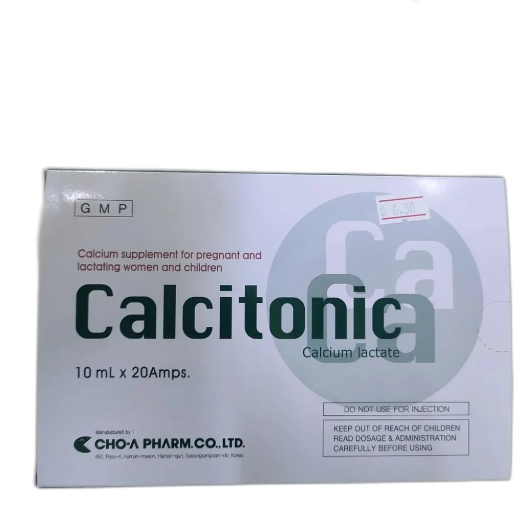 Calcitonic 500 mg per 10 mL - Depot de Pharmacie B Rotha