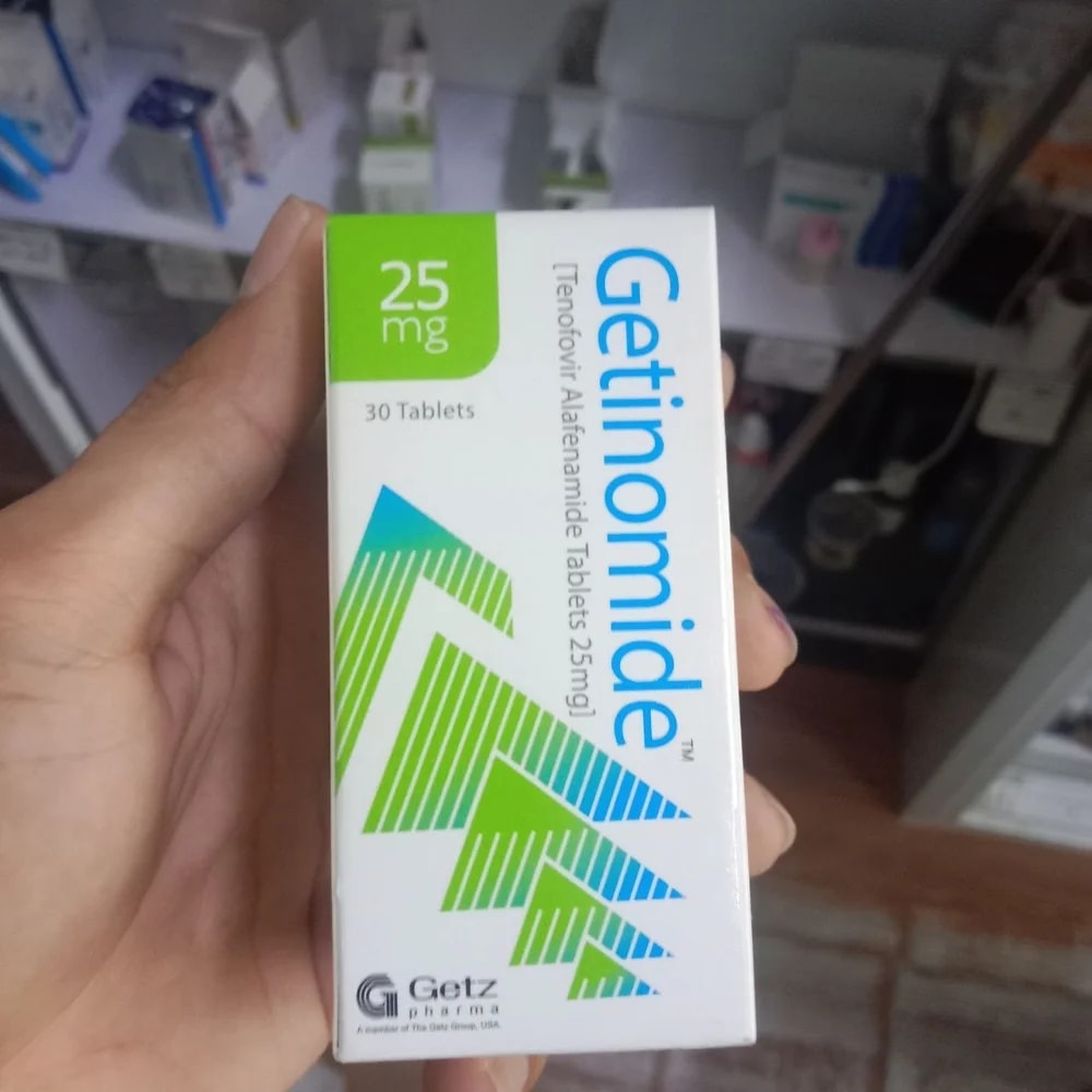 Getinomid Tenofovir alafenamide 25 mg film-coated tablets - Kim Yi