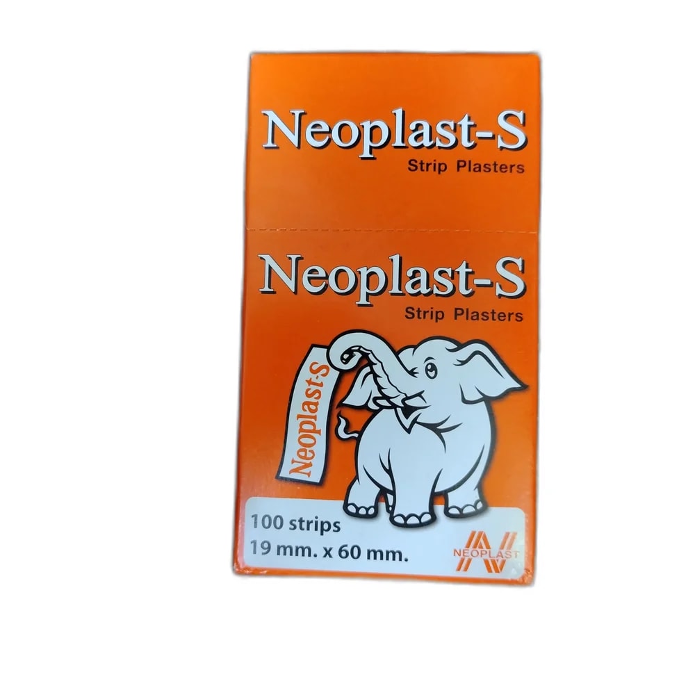 Neoplast-S Strip Plasters 19 mm x 60 mm - PHARMA ASSIST PHARMACY