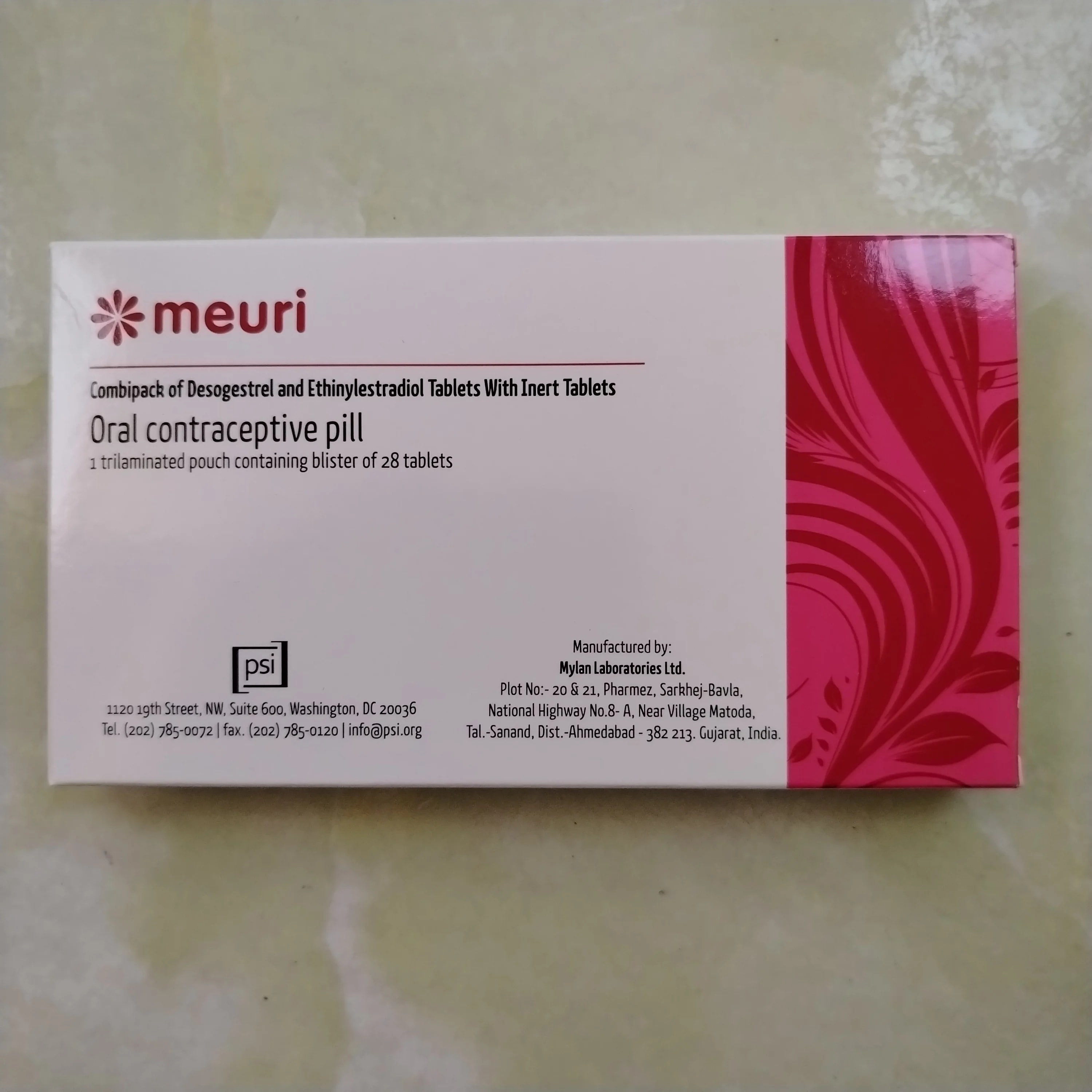 Meuri Desogestrel 150mcg + Ethinylestradiol 30mcg - Phal Cham Rouen