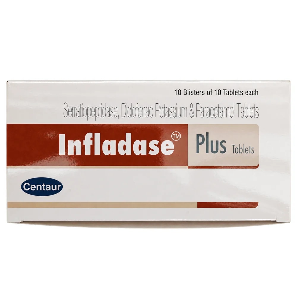 Infladase Plus 10 mg / 50 mg / 500 mg - Pharmacy Krech hong