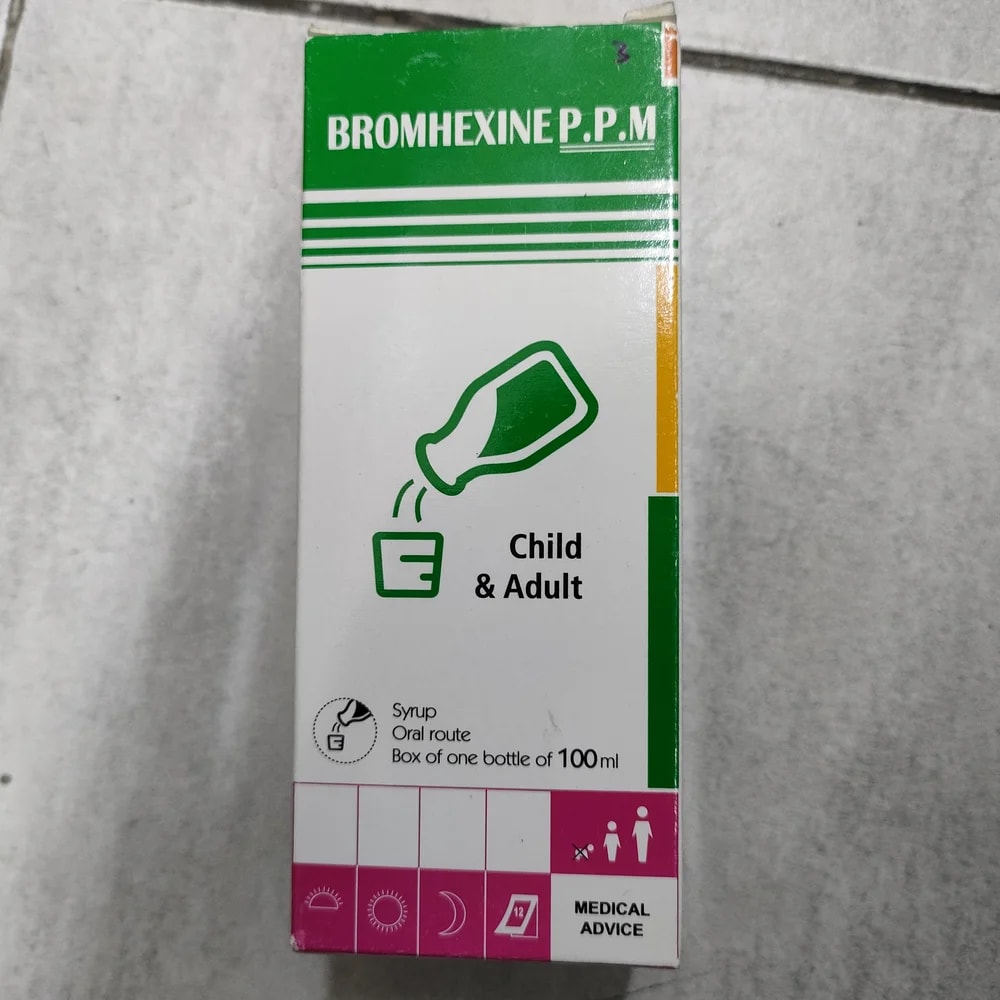 Bromhexine P.P.M Syrup 4 mg / 5 mL - Depot De Pharmacie "A" Kim Houy
