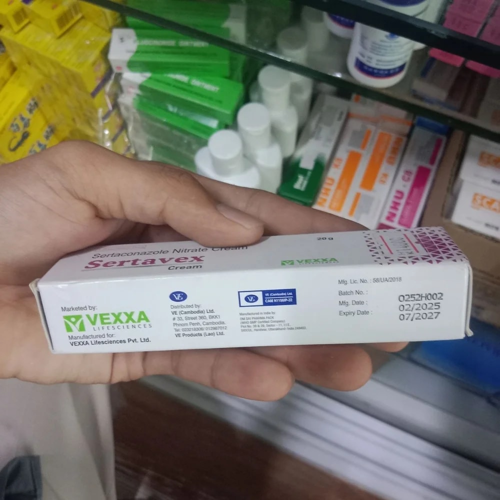 Sertavex Cream Sertaconazole nitrate 20 mg/g - Kim Yi