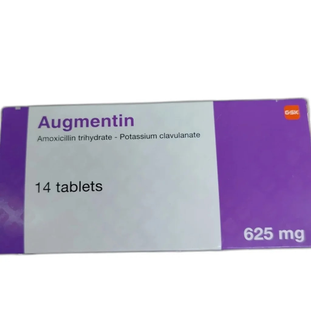 Augmentin 625 Amoxicilline 500mg, Clavulanic acid 125mg - ឱសថស្ថាន សុខលាភ
