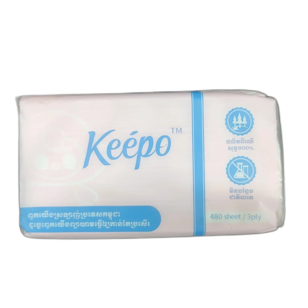 Keepo 480 Sheets / 3 Ply - Depot de Pharmacie B Rotha