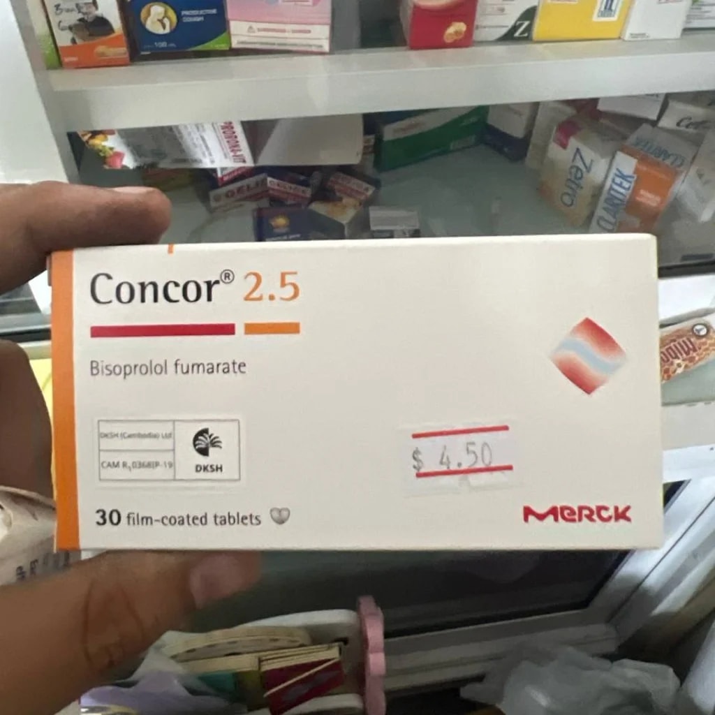 Concor 2.5 (Bisoprolol Fumarate) Not available - SETHIKA CARE Pharmacy