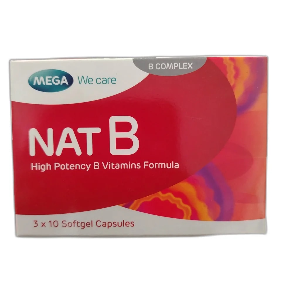 Nat B B1 50 mg / B2 50 mg / B6 50 mg / B12 50 mcg / Nicotinamide 50 mg / Calcium Pantothenate 50 mg / Folic Acid 100 mcg / Choline Bitartrate 50 mg / Biotin 50 mcg / Inositol 50 mg - Oudom Puthik Pharmacy