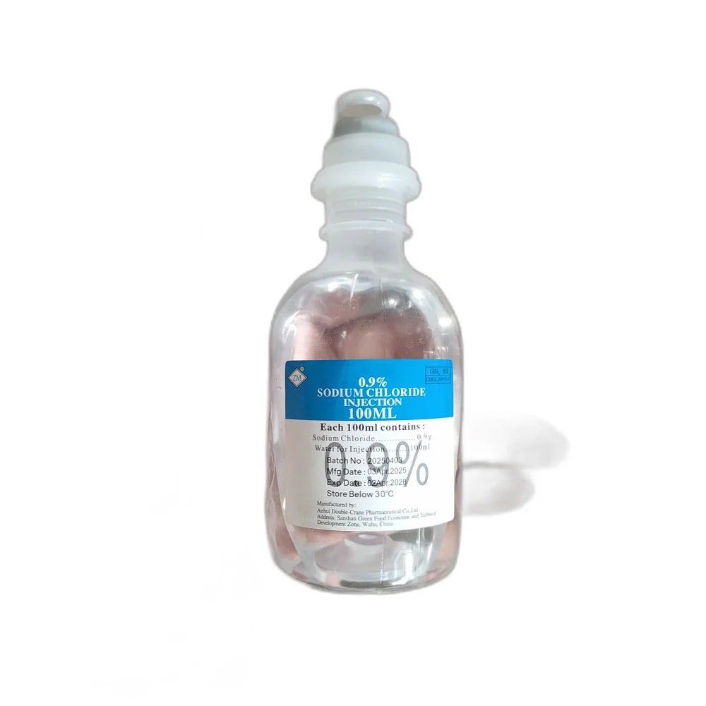 Sodium Chloride Injection 0.9%, 100 mL - SUKHA PHARMACY