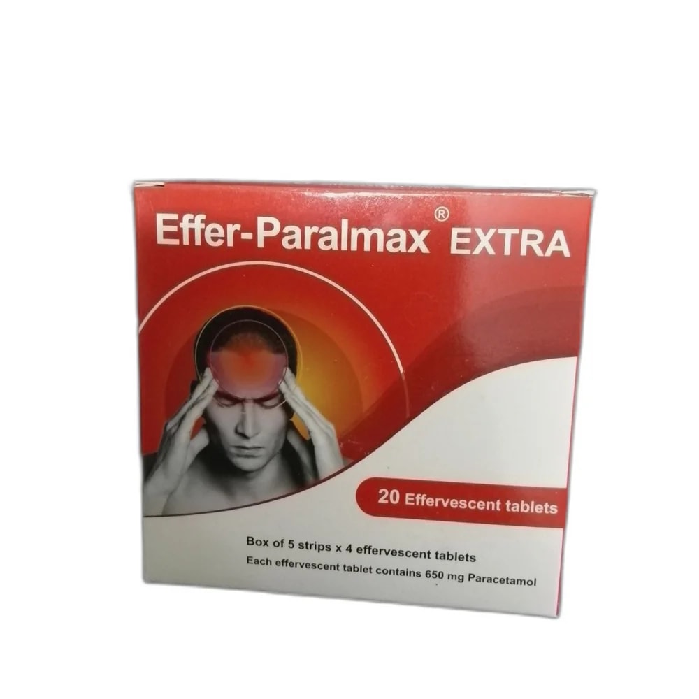 Effer-Paralmax Extra Paracetamol 650 mg effervescent tablet - Pharmarcy Tareach