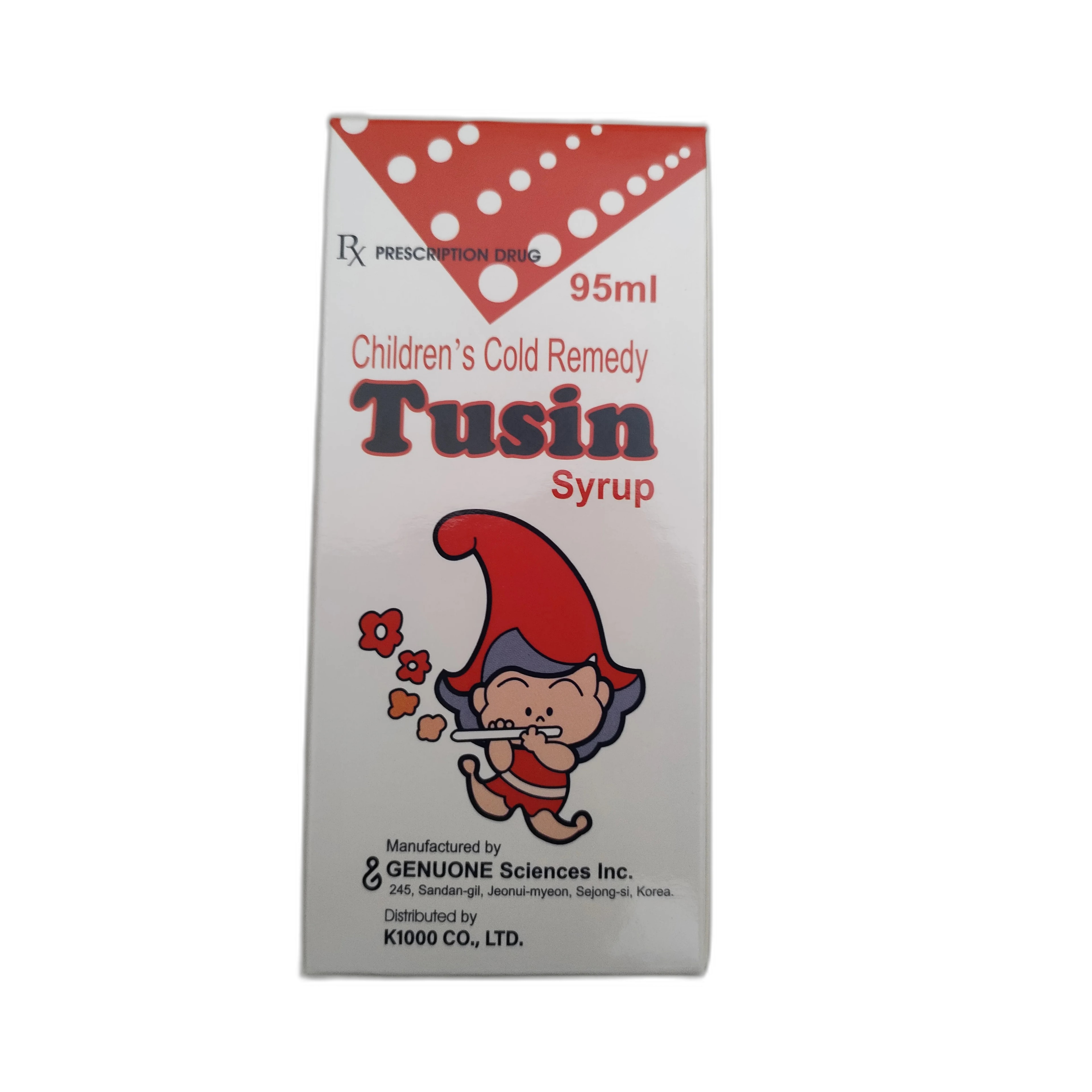 Tusin 1000 mg / 50 mg / 62.5 mg / 8.3 mg / 233.3 mg per 100 ml - PONLEU DOUNG DARA PHARMACY