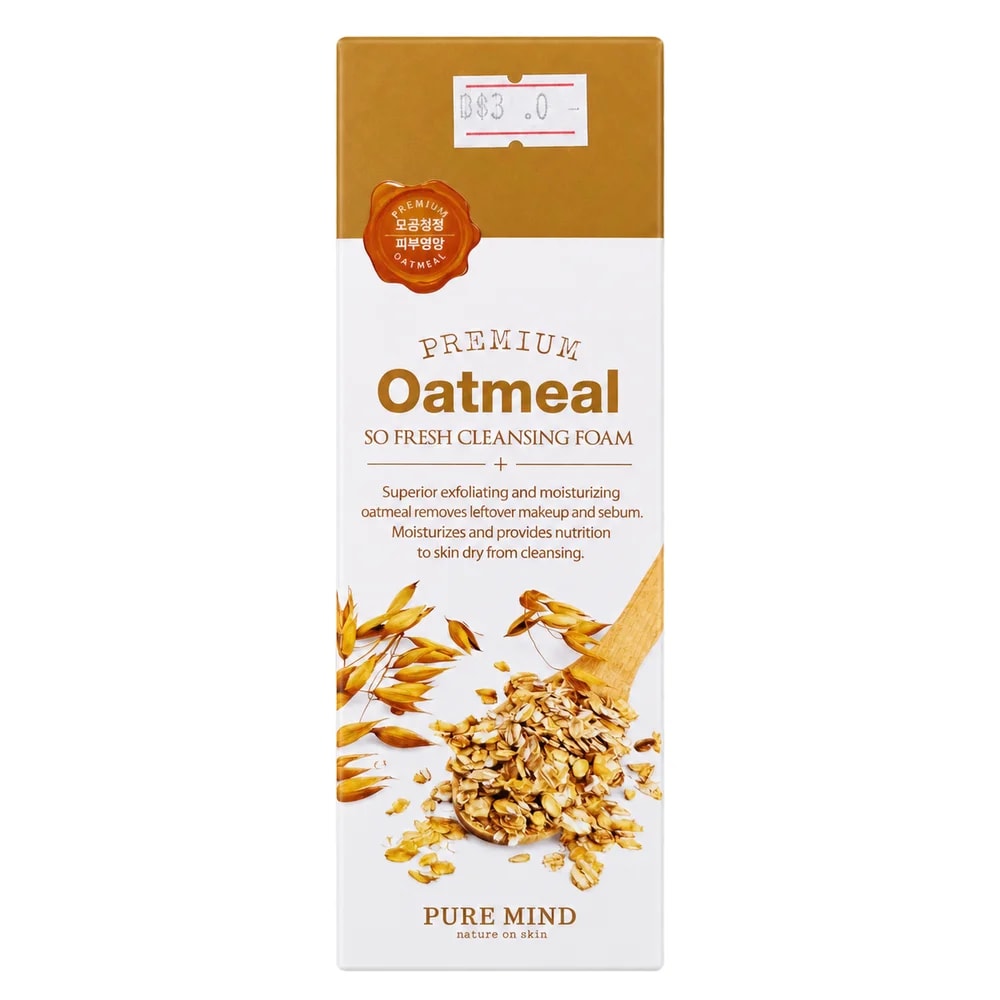 Pure Mind Premium Oatmeal So Fresh Cleansing Foam 100 mL - Pharmacy Krech hong