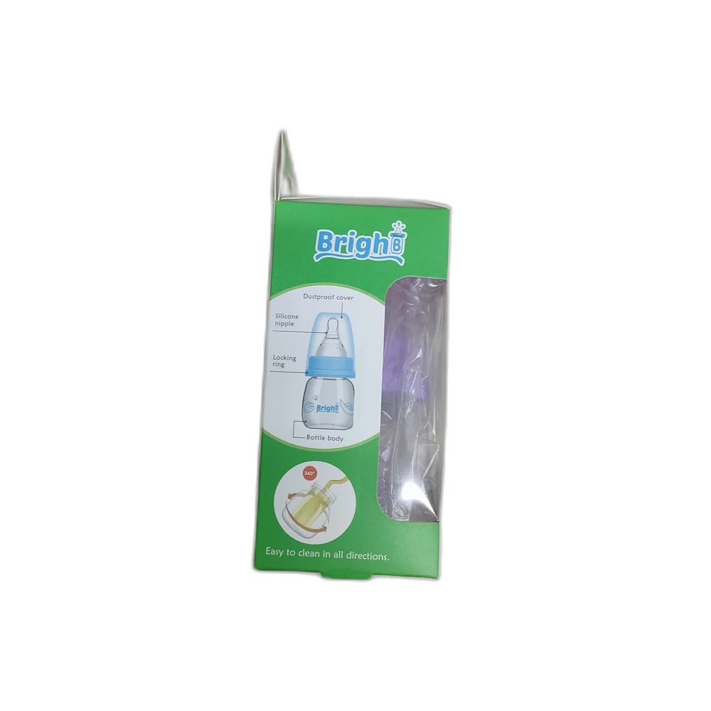 BrighB PP Standard-Neck Feeding Bottle 60 mL / 2 oz, 0+ months, model BSB-621 - Depot de Pharmacie B Rotha