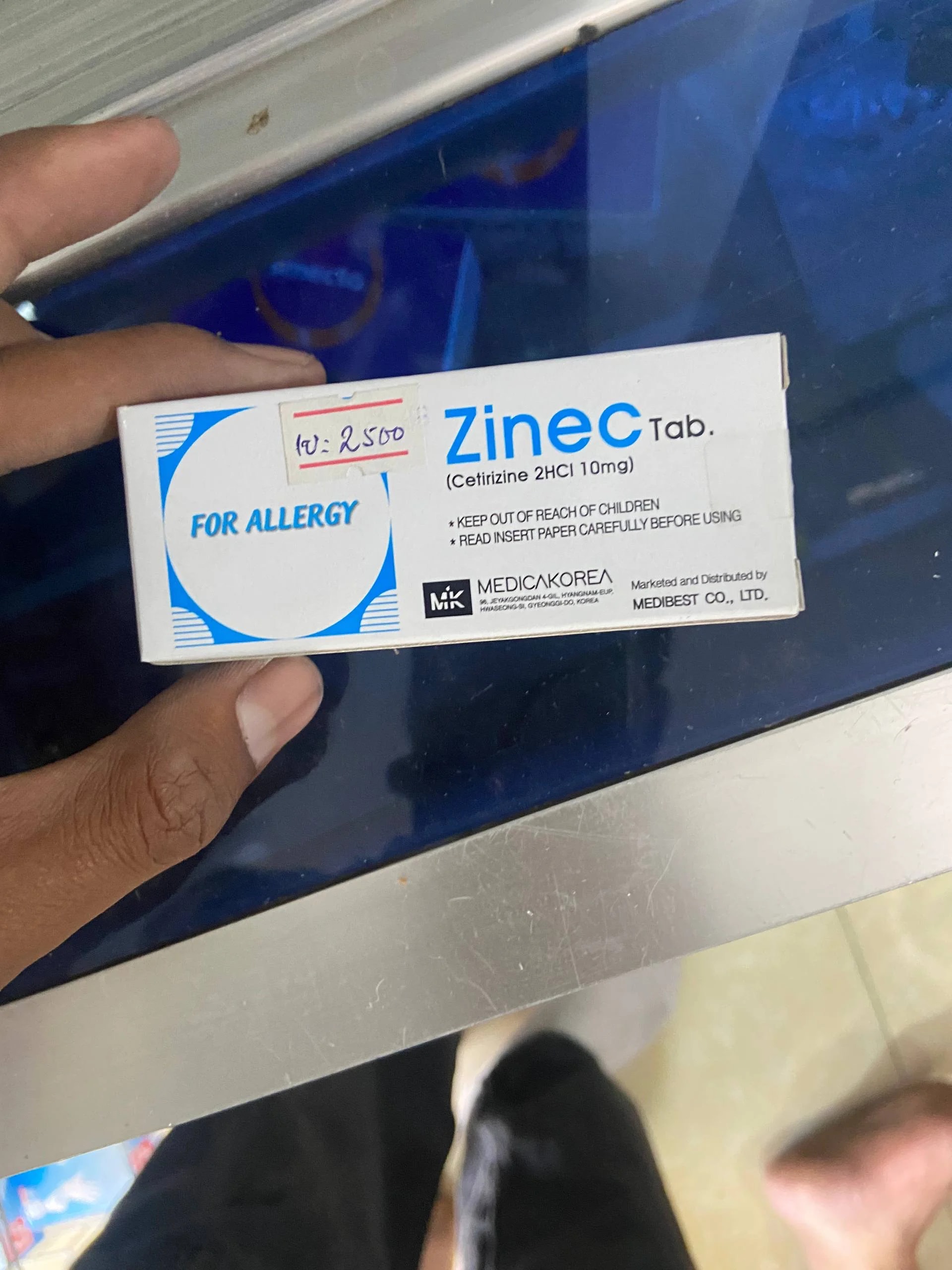 Zinec Tab Cetirizine 2HCl 10mg For Allergy - MONGKUL SOKHAPHEAP PHARMACY
