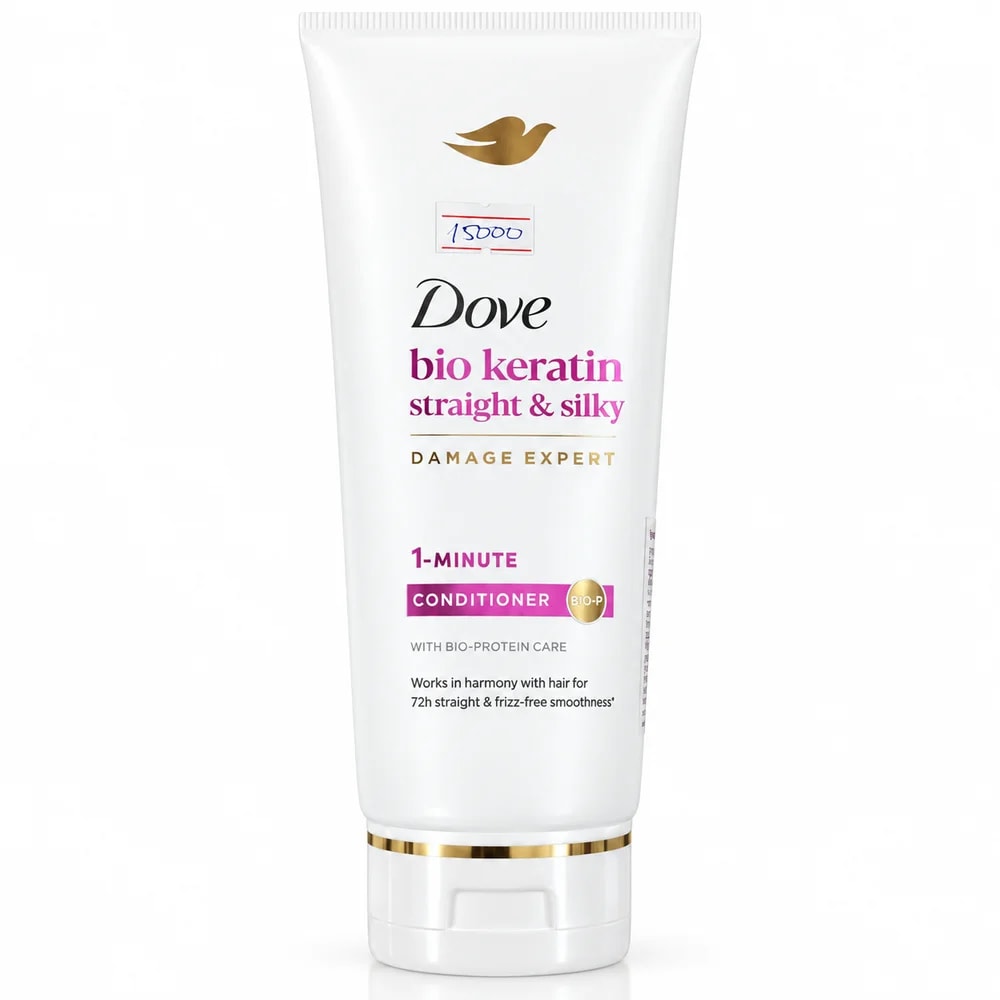 Dove Bio Keratin Straight & Silky 1-Minute Conditioner - Pharmacy Krech hong