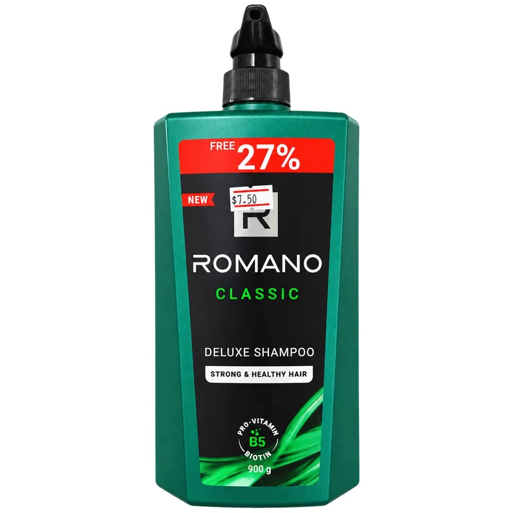 Romano Classic Deluxe Shampoo 900 g - Pharmacy Krech hong