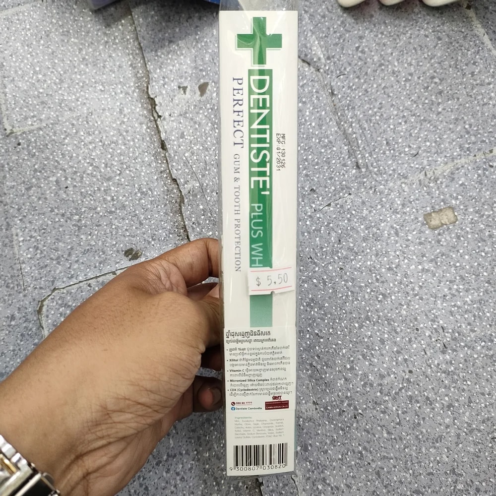 Dentiste' Plus White Perfect Gum & Tooth Protection Toothpaste Toothpaste tube (typically 100 g) - Depot De Pharmacie "A" Kim Houy