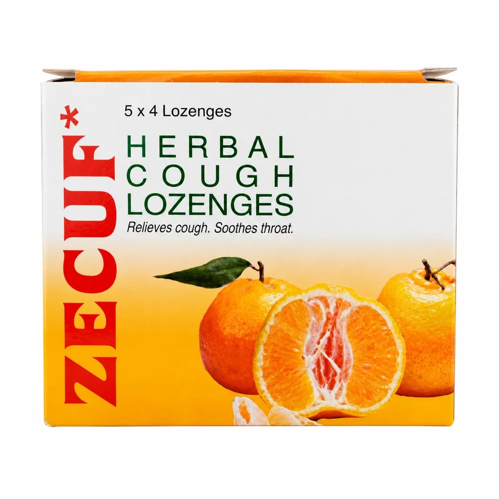 Zecuf Orange Flavor Herbal Cough Lozenges - Pharmacy Krech hong
