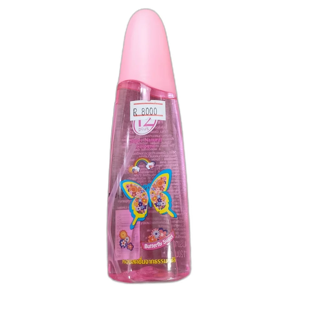 12Plus Super Natural Cologne Butterfly Sweet 120 ml - Depot de Pharmacie B Rotha