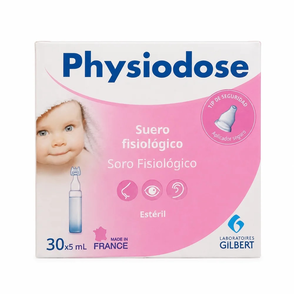 Physiodose Sterile Saline Solution Sodium chloride 0.9%, 30 x 5 mL single-dose ampoules - Kim Yi