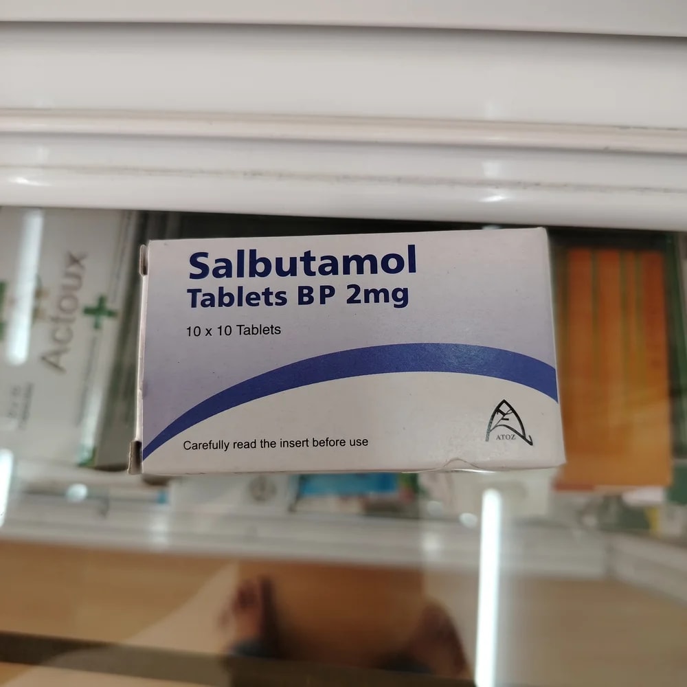 Salbutamol Salbutamol 2 mg per tablet (as salbutamol sulphate) - Reachiny Pharmacy