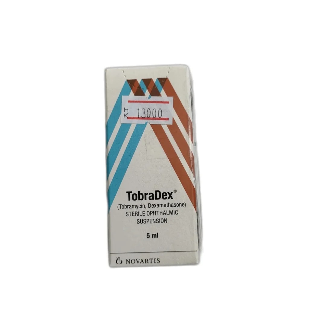 TobraDex Tobramycin 3 mg/mL + Dexamethasone 1 mg/mL - PHARMACY PONLEU AOSOT