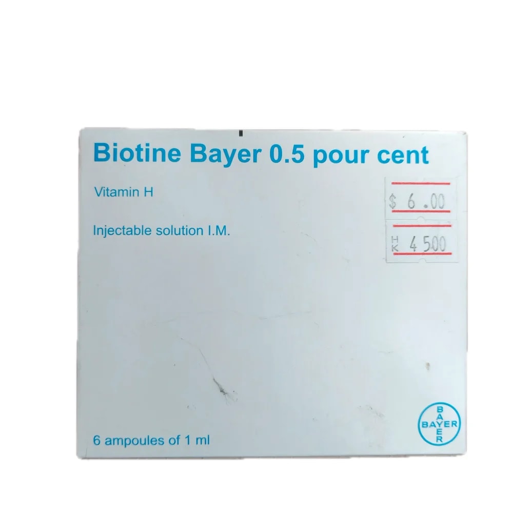 Biotine Bayer 0.5% (5 mg/1 ml) - Morhachun Pharmacies