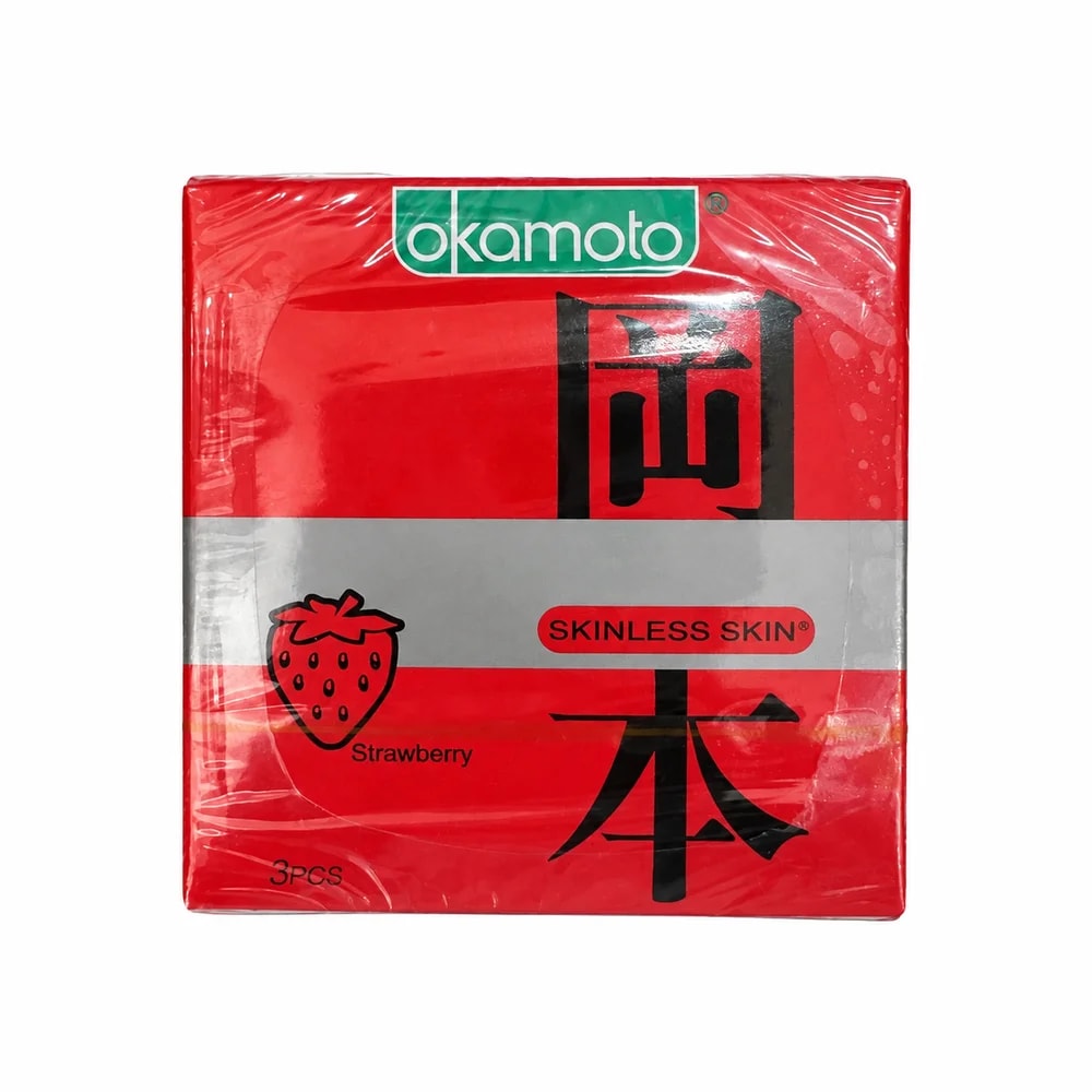Okamoto Skinless Skin Strawberry - PHARMCY ARUN REAS