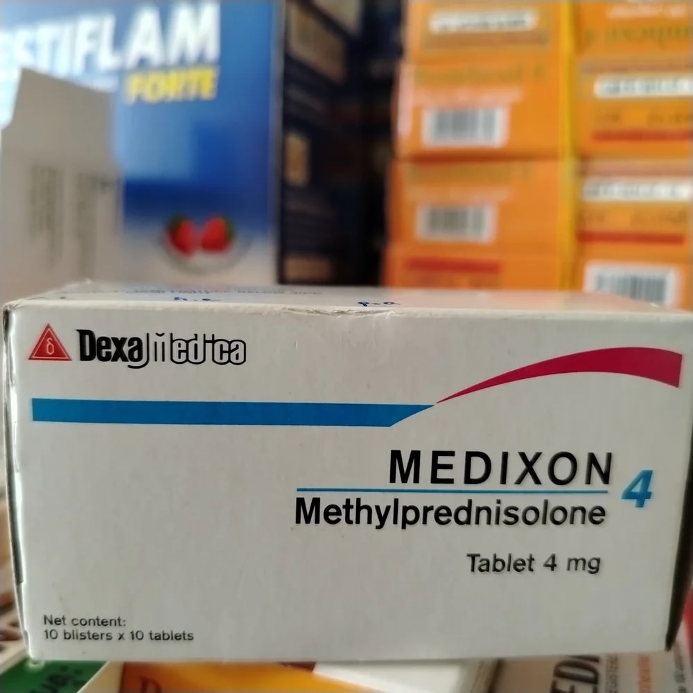 Medixon 4 Methylprednisolone 4 mg per tablet - CHEANIMUL PHARMACY