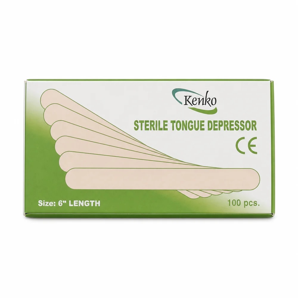 Kenko Sterile Tongue Depressor 6 inch length - Preah Chan Tep Pharmacy